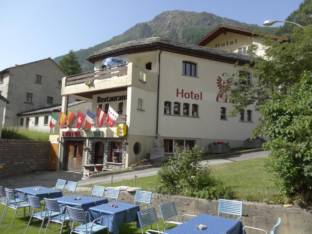 Hotel-Restaurant Grina Simplon Экстерьер фото